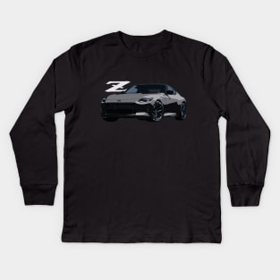 nissan z proto black Kids Long Sleeve T-Shirt